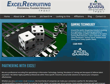 Tablet Screenshot of excelrecruiting.com